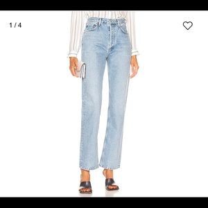 AGOLDE Lana Straight Leg Jeans - Size 27